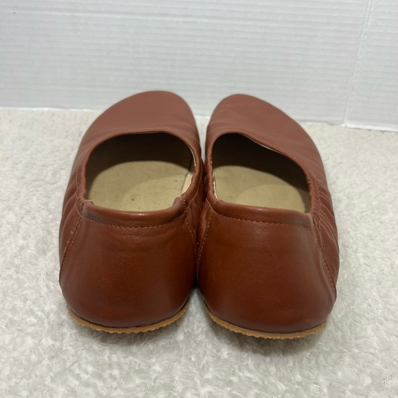 AINTAP Barefoot Men’s Sz 45 US 12 Handmade Turkey Brown Leather Slip On Shoes - Picture 6 of 12